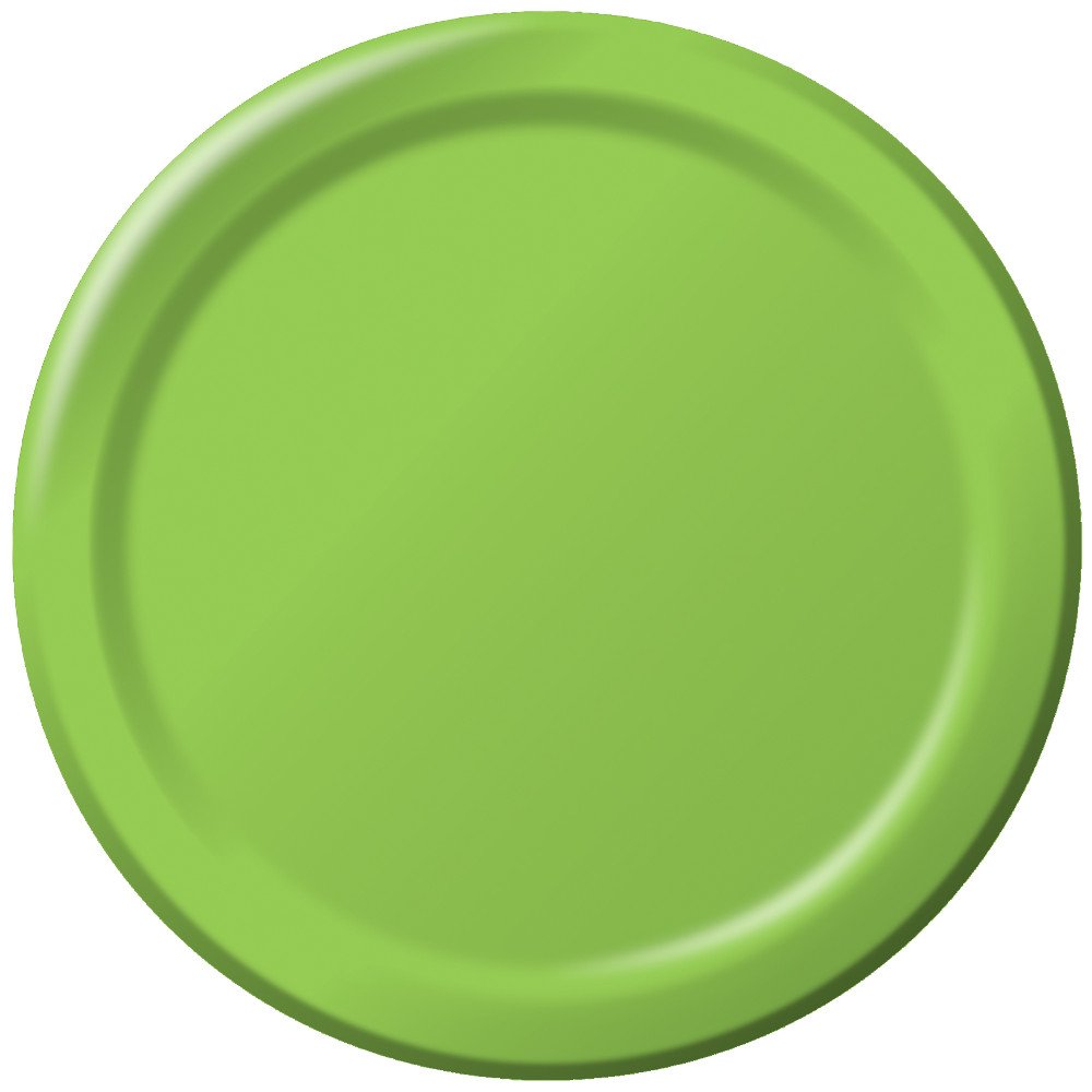Creative Converting Bermuda Blue Plain Banquet Paper Plates-24pc / 10", (10.25")(24 Pack)