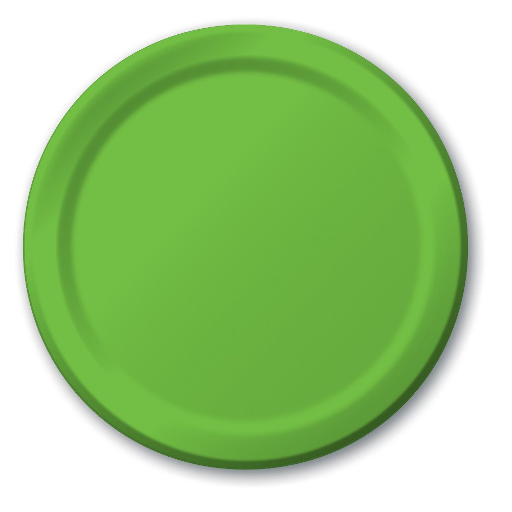 Creative Converting Bermuda Blue Plain Banquet Paper Plates-24pc / 10", (10.25")(24 Pack)