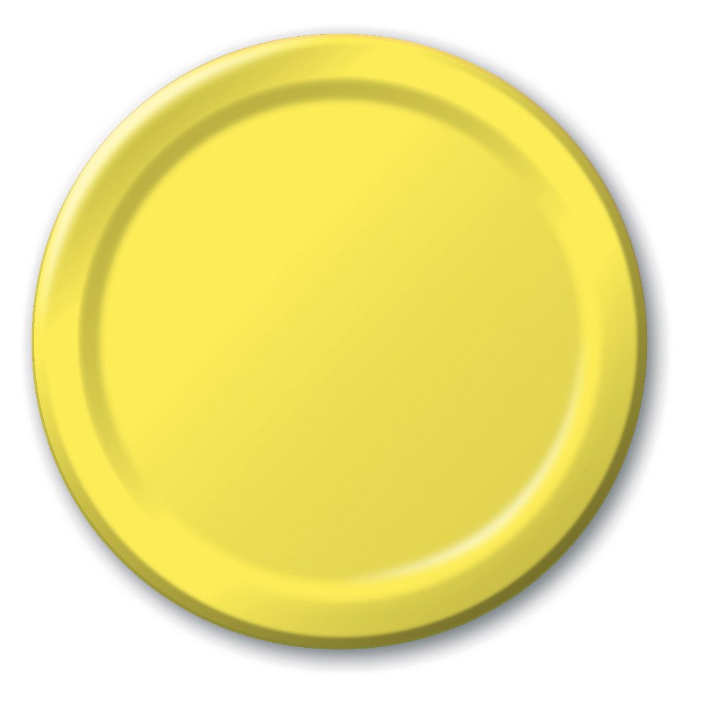 Creative Converting Bermuda Blue Plain Banquet Paper Plates-24pc / 10", (10.25")(24 Pack)