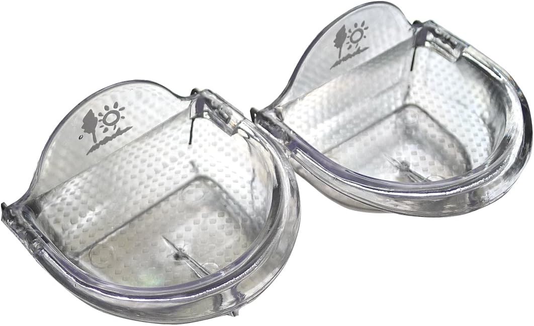 Bird Cage Seed Feeder Cup Shallow Style Set of 2 for Care, Treat (M)