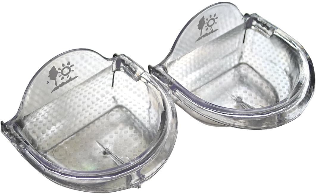 Bird Cage Seed Feeder Cup Shallow Style Set of 2 for Care, Treat (M)
