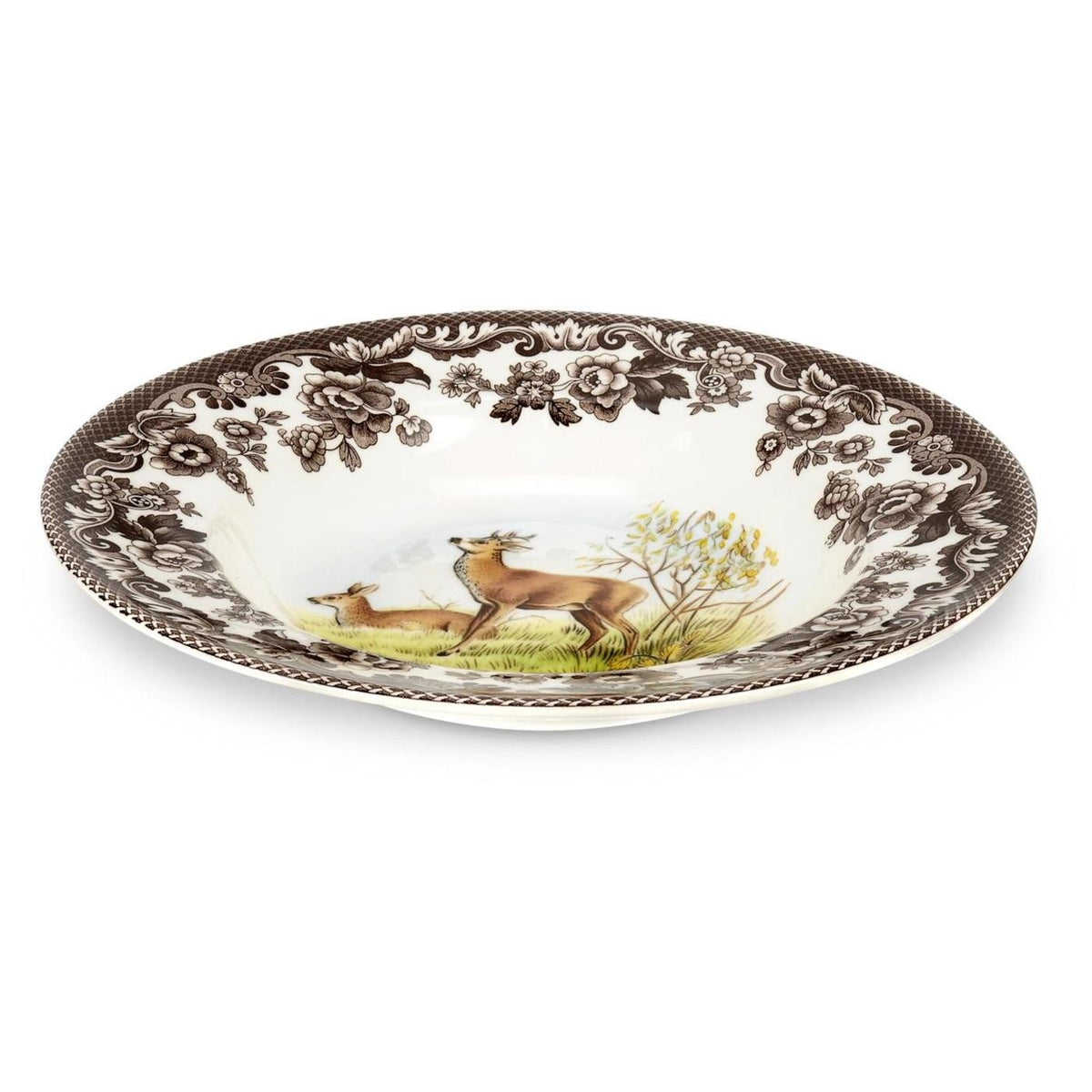 Spode Woodland Turkey 9" Soup Plate