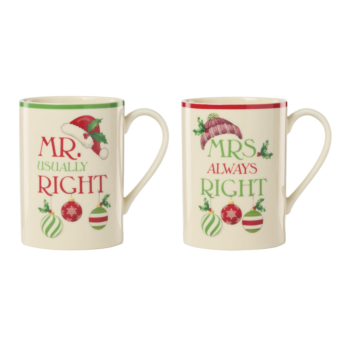 Lenox 883431 Holiday Place Setting Bowl, Red & Green, Christmas Dinnerware