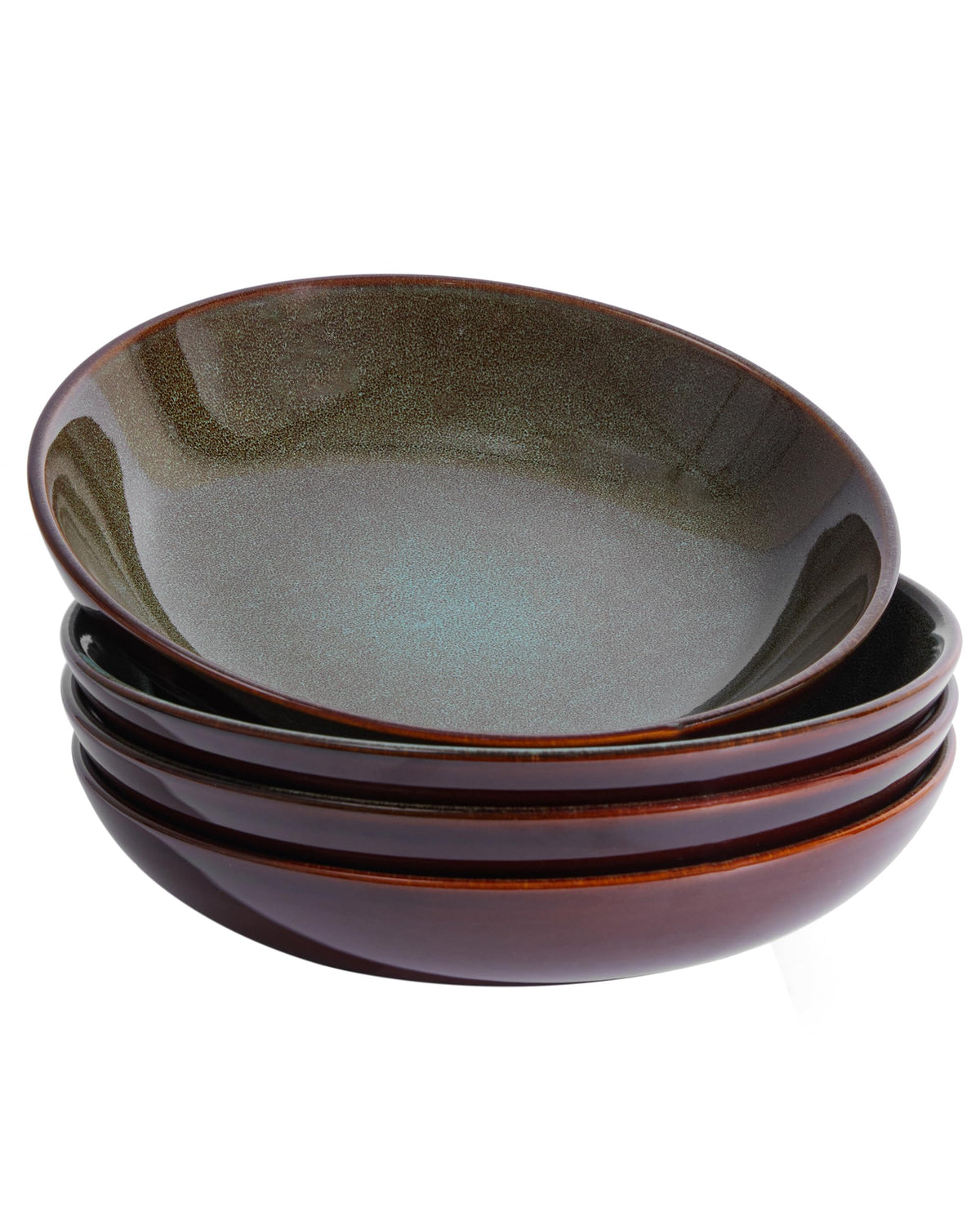 Pokini 8.75'' Ceramic Pasta Bowls Set of 4, Salad Bowls Pasta Serving Bowls