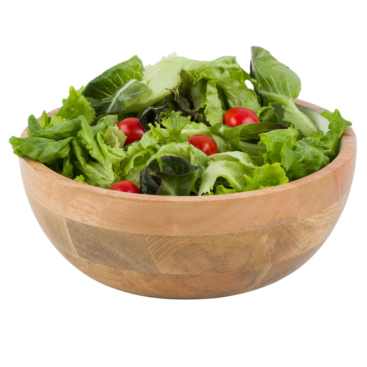 Classic Cuisine Mango Wood Bowl, Decorative Serving Dish, 7.75”x7.75”x3”