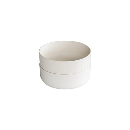 Nordic Ware Soup or Salad Bowl, Set of 2, White, Microwave Safe Polypropylene