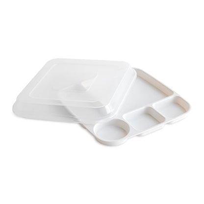 Nordic Ware Soup or Salad Bowl, Set of 2, White, Microwave Safe Polypropylene