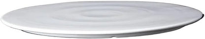 Dining Plates White Ceramic Steak Plate Sushi Cake Dessert Flat Plate Characteristic Hotel Restaurant Dinner Plate Round Western Food Plate Ceramic Dinner Plates，12 Inches