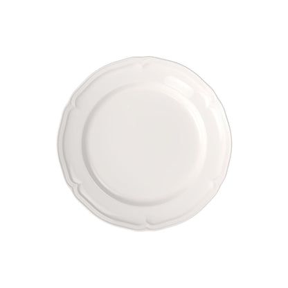 Villeroy & Boch Manoir Collection Pasta Bowl/Soup Plate, Premium Porcelain, Made in Germany, Dishwasher and Microwave Safe, Wide Rim, 9 in Diameter, 10 oz Capacity, Rich, Creamy White