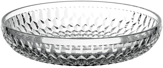 Villeroy & Boch - Boston Shallow Bowl, Crystal Glass Bowl for Desserts, Fruit and Snacks, Made in Germany, Dishwasher-Safe, 9.5 in Diameter, 34 oz Capacity, Clear