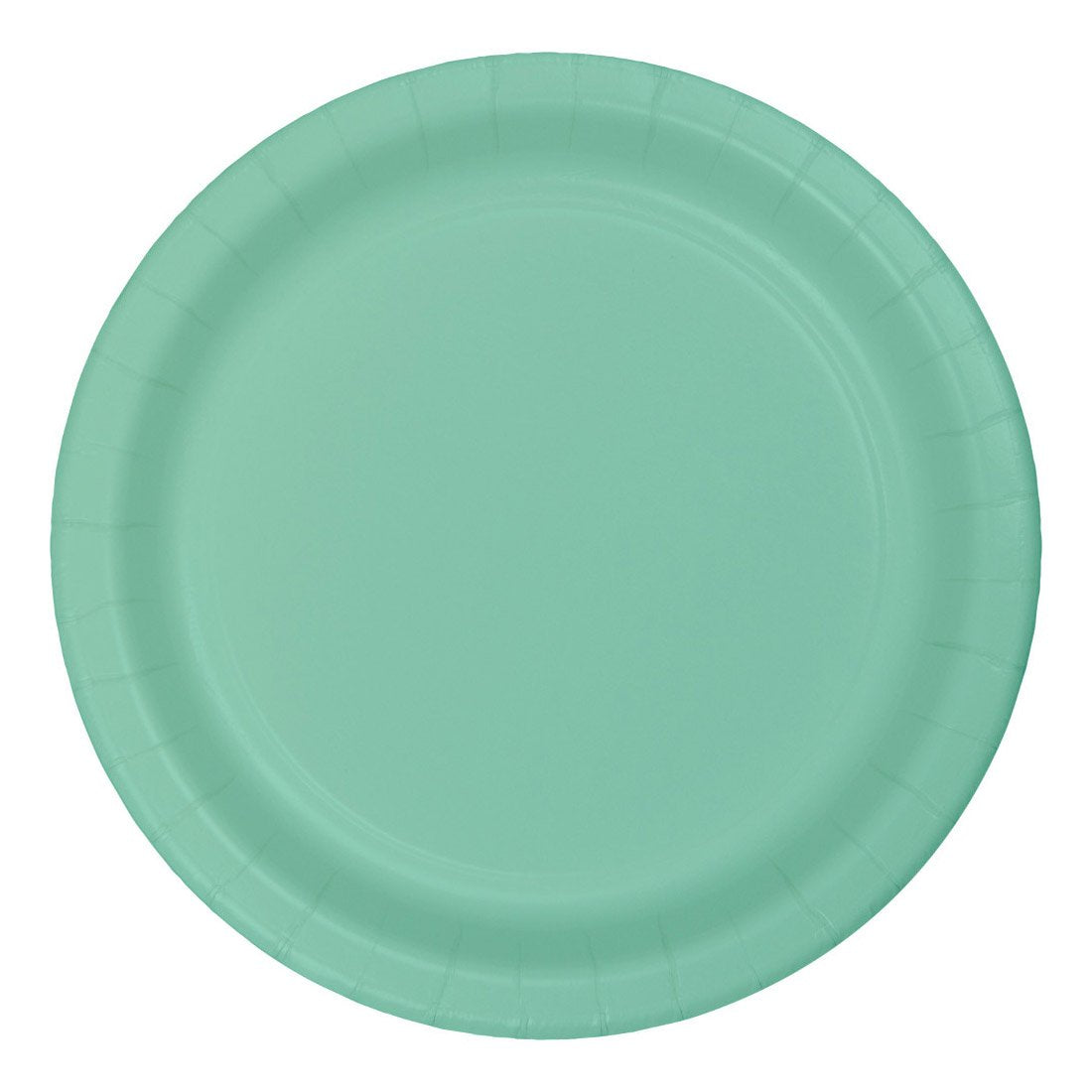 Creative Converting Bermuda Blue Plain Banquet Paper Plates-24pc / 10", (10.25")(24 Pack)