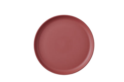 Mepal - Deep plate 4 pieces Silueta - Dishwasher & microwave resistant - Plastic plates - Dinner plates - Tableware - 21 cm - Nordic black