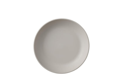 Mepal - Deep plate 4 pieces Silueta - Dishwasher & microwave resistant - Plastic plates - Dinner plates - Tableware - 21 cm - Nordic black