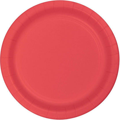 Creative Converting Bermuda Blue Plain Banquet Paper Plates-24pc / 10", (10.25")(24 Pack)
