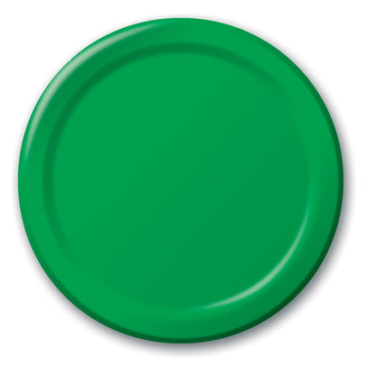 Creative Converting Bermuda Blue Plain Banquet Paper Plates-24pc / 10", (10.25")(24 Pack)