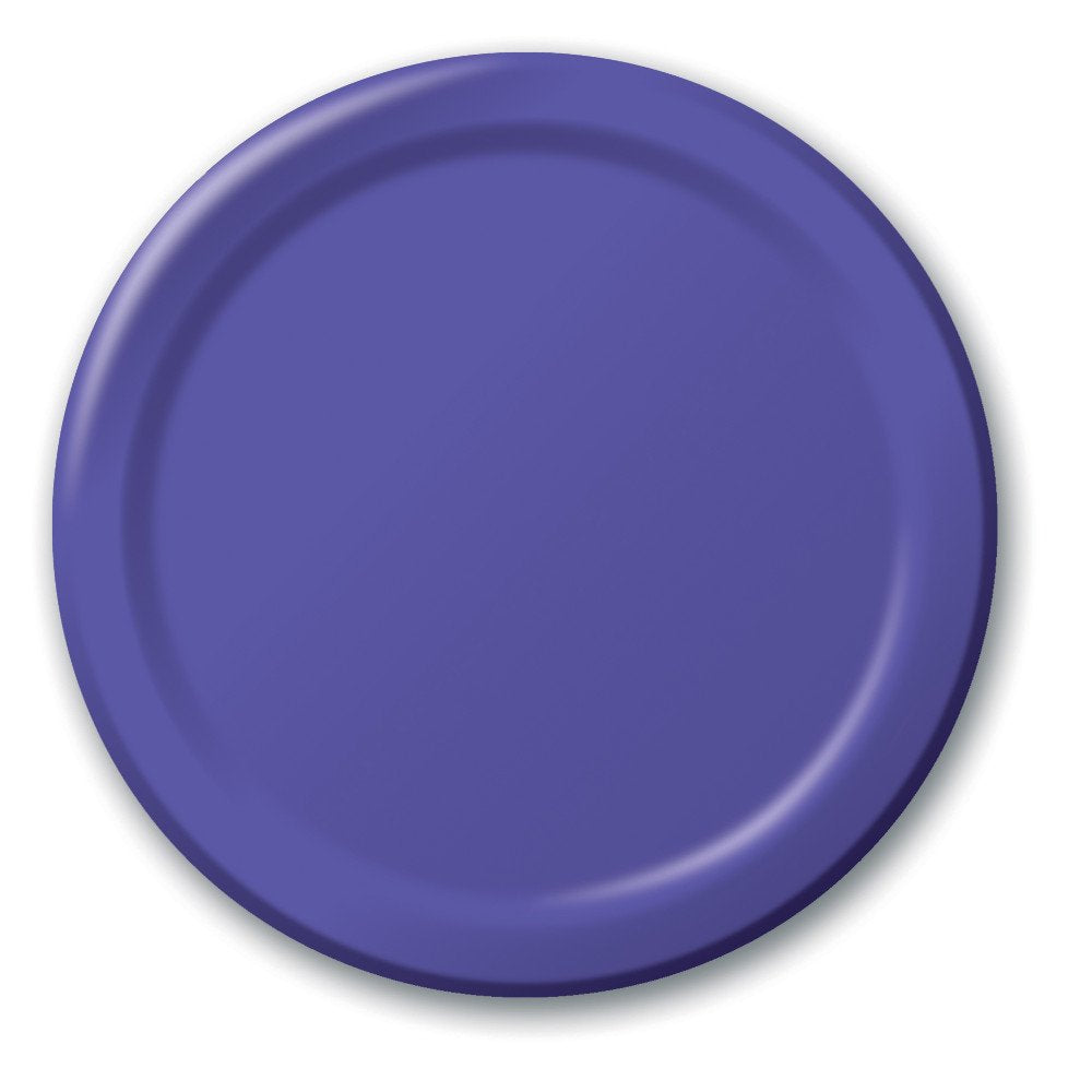 Creative Converting Bermuda Blue Plain Banquet Paper Plates-24pc / 10", (10.25")(24 Pack)