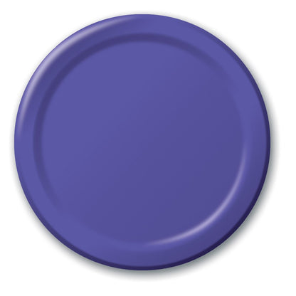 Creative Converting Bermuda Blue Plain Banquet Paper Plates-24pc / 10", (10.25")(24 Pack)