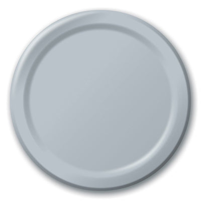 Creative Converting Bermuda Blue Plain Banquet Paper Plates-24pc / 10", (10.25")(24 Pack)