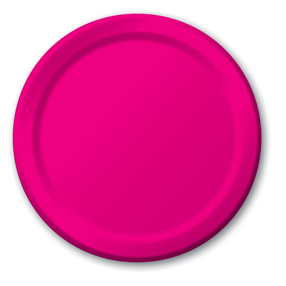 Creative Converting Bermuda Blue Plain Banquet Paper Plates-24pc / 10", (10.25")(24 Pack)