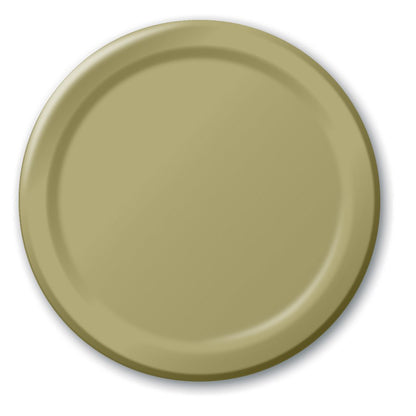 Creative Converting Bermuda Blue Plain Banquet Paper Plates-24pc / 10", (10.25")(24 Pack)