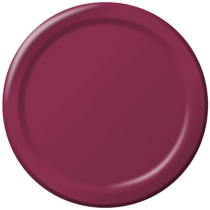 Creative Converting Bermuda Blue Plain Banquet Paper Plates-24pc / 10", (10.25")(24 Pack)