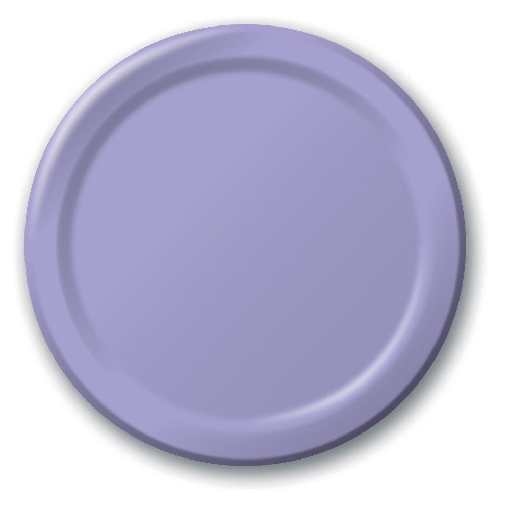 Creative Converting Bermuda Blue Plain Banquet Paper Plates-24pc / 10", (10.25")(24 Pack)