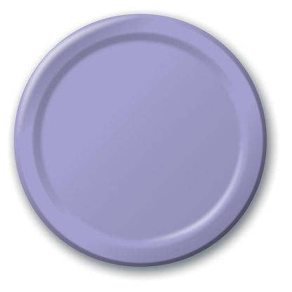 Creative Converting Bermuda Blue Plain Banquet Paper Plates-24pc / 10", (10.25")(24 Pack)