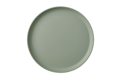 Mepal - Deep plate 4 pieces Silueta - Dishwasher & microwave resistant - Plastic plates - Dinner plates - Tableware - 21 cm - Nordic black