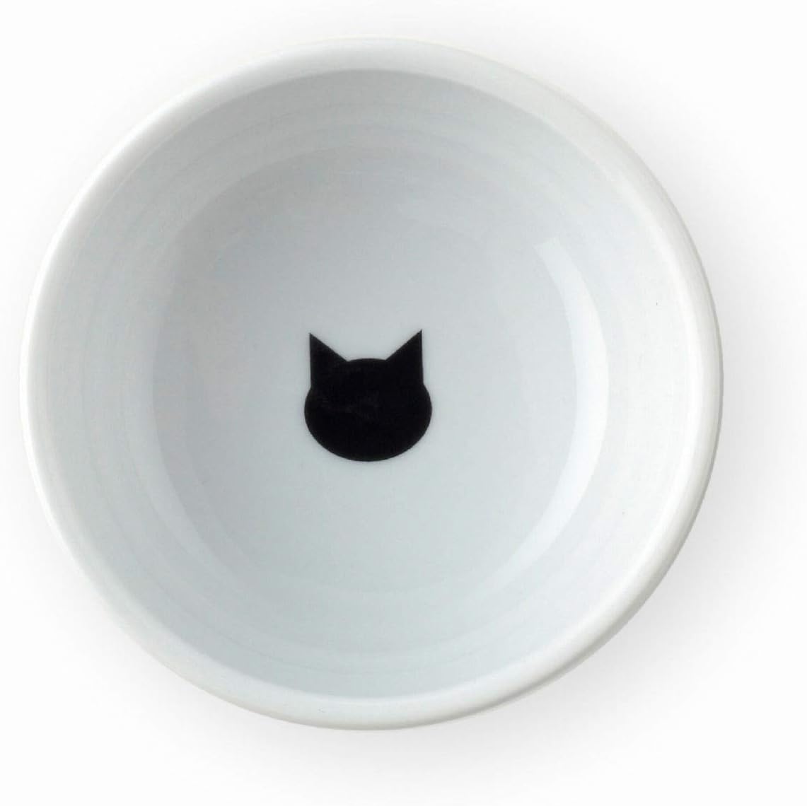 Necoichi Ceramic Elevated Cat Food Bowl, Whisker-Friendly (Cats, Mini)