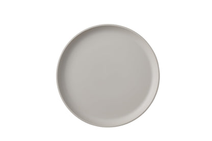 Mepal - Deep plate 4 pieces Silueta - Dishwasher & microwave resistant - Plastic plates - Dinner plates - Tableware - 21 cm - Nordic black