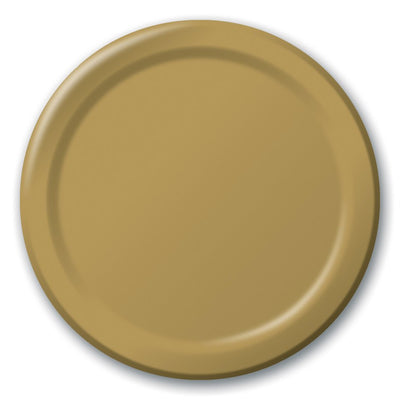 Creative Converting Bermuda Blue Plain Banquet Paper Plates-24pc / 10", (10.25")(24 Pack)