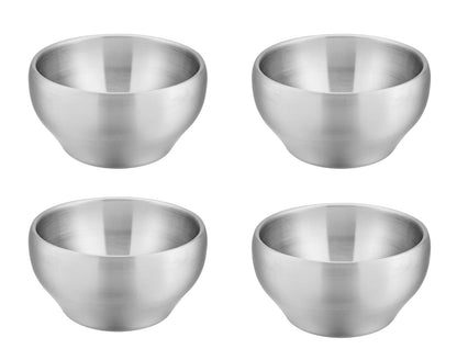 E-far Stainless Steel Bowls for Kids-6 Pack, 12oz Metal Baby Toddler Bowls