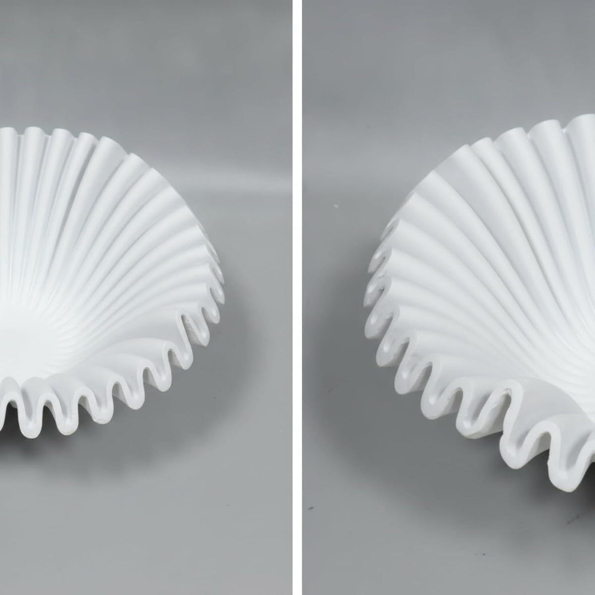 Resin Candy Tray Decorative Bowl Dish Platter With Shallow Wide Opening And Ribbed Sides Surface For Snacks Keys Or Jewelry suitable for dining table, Red, Small 27.5 27.5 10cm