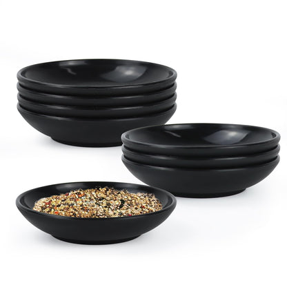 Homienly Wheat Straw Plates Unbreakable Flat Salad Plates Set of 8 Reusable Dinner Plate for Kitchen, Camping, RV, Microwave and Dishwasher Safe Plate Heavy Duty Paper Plates Alternative (Multi, 9in)