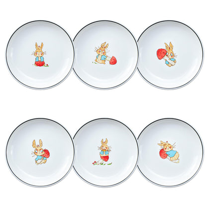 Funny Fidgety Chef Cat Pattern Ceramic Sauce Dishes, Seasoning Dishes, Sushi Soy Dipping Bowls, Appetizer Plates, Dessert Plates, Bird Feeding Bowls, Set of 6 - 5 Inch