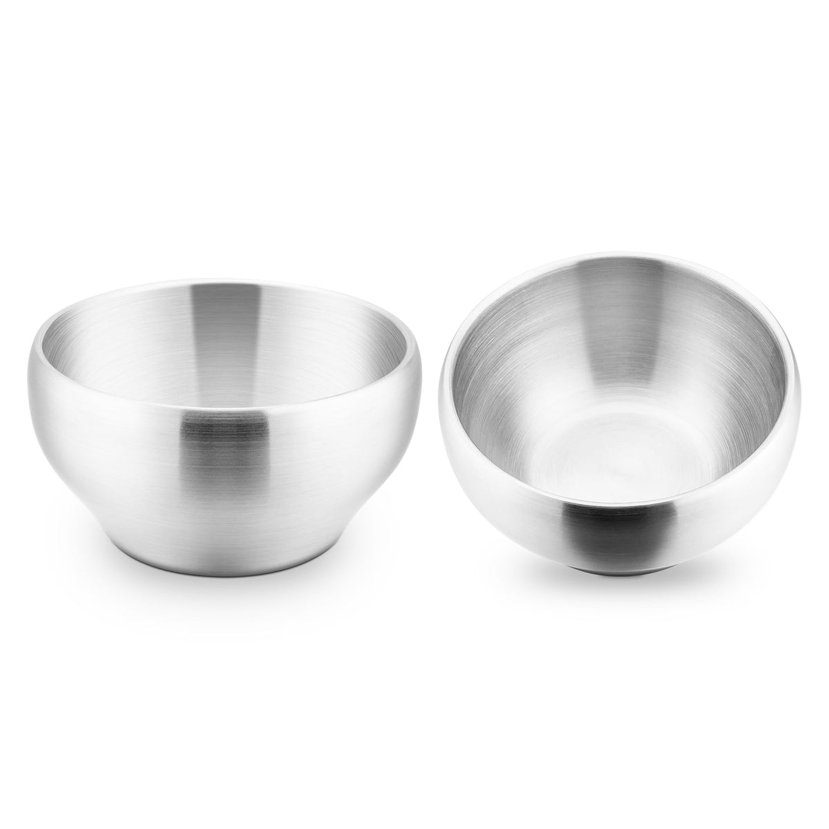 E-far Stainless Steel Bowls for Kids-6 Pack, 12oz Metal Baby Toddler Bowls