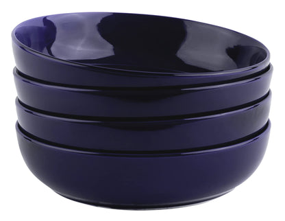 KooK Pasta Bowls, For Soups & Salads, Set of 4, 40 oz, White