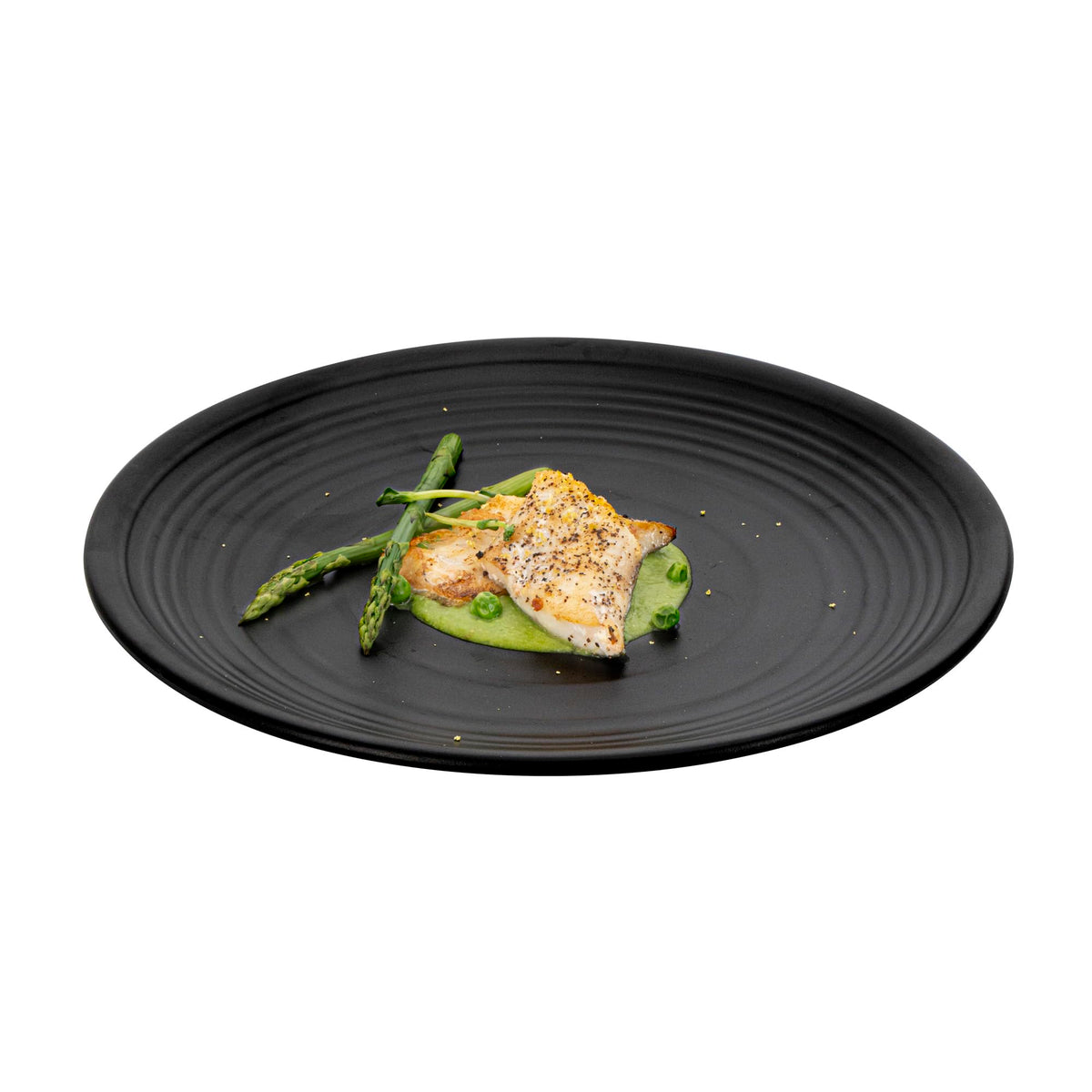 Restaurantware Voga 44 Ounce Serving Bowls 2 Premium Dinner Bowls - Top Rack Dishwashable Unique Black Melamine Salad Bowls Serve Hot And Cold Foods For Parties Or Events
