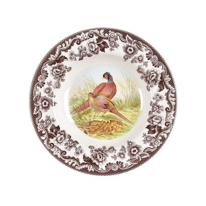 Spode Woodland Turkey 9" Soup Plate