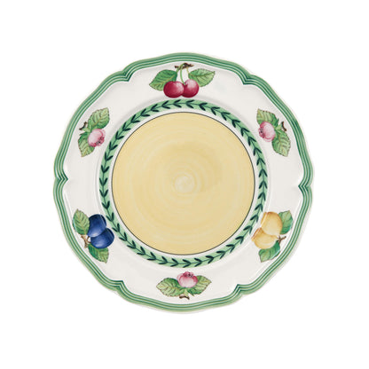Villeroy & Boch French Garden Fleurence Rim Soup, 9 in, Premium Porcelain, White/Multicolored