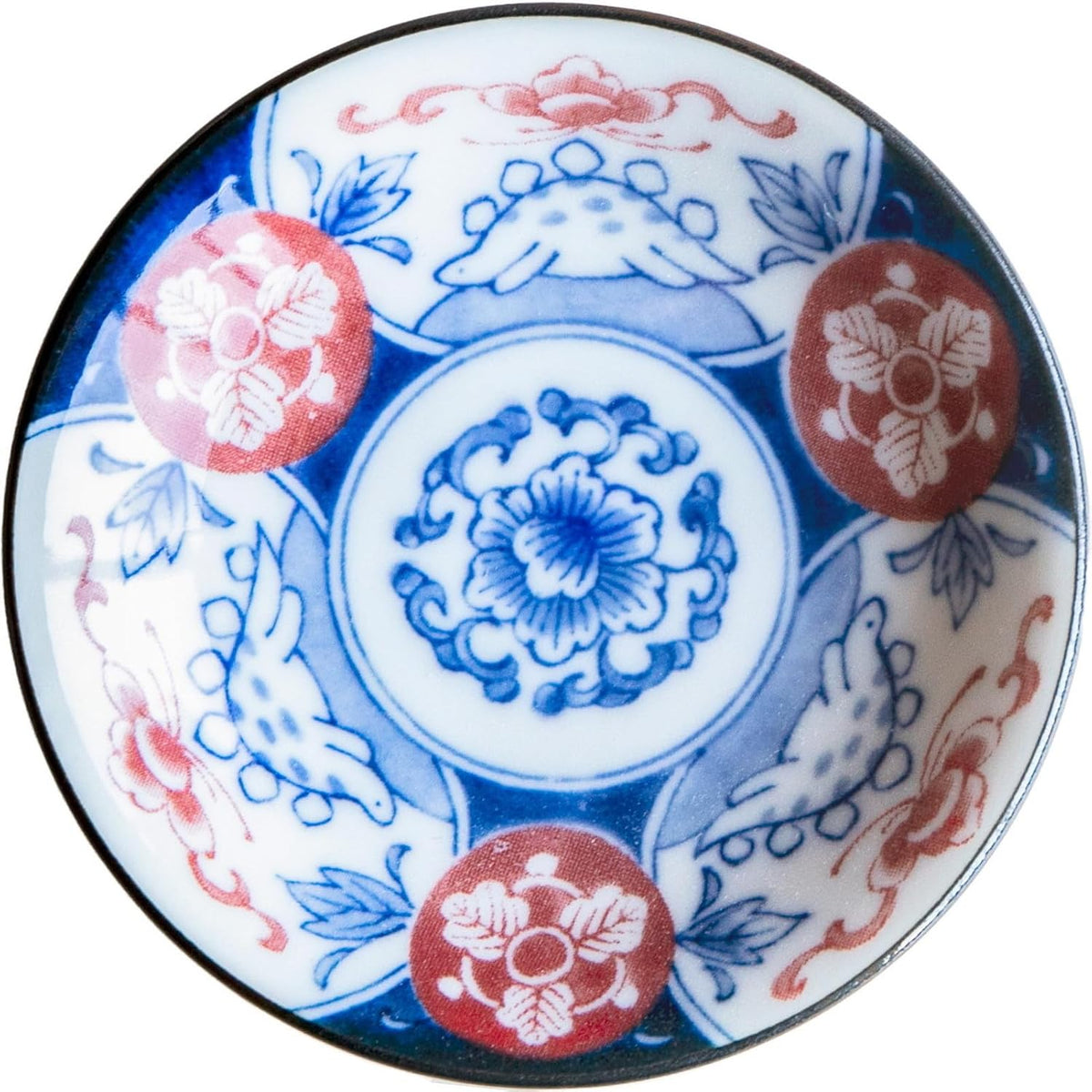 Awasaka EK88-A01 Edokko Dinosaur, Good Edge Dragon Plate, Made in Japan, Diameter 9.1 x 1.8 inches (230 x 45 mm)