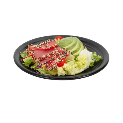 Restaurantware Voga 44 Ounce Serving Bowls 2 Premium Dinner Bowls - Top Rack Dishwashable Unique Black Melamine Salad Bowls Serve Hot And Cold Foods For Parties Or Events
