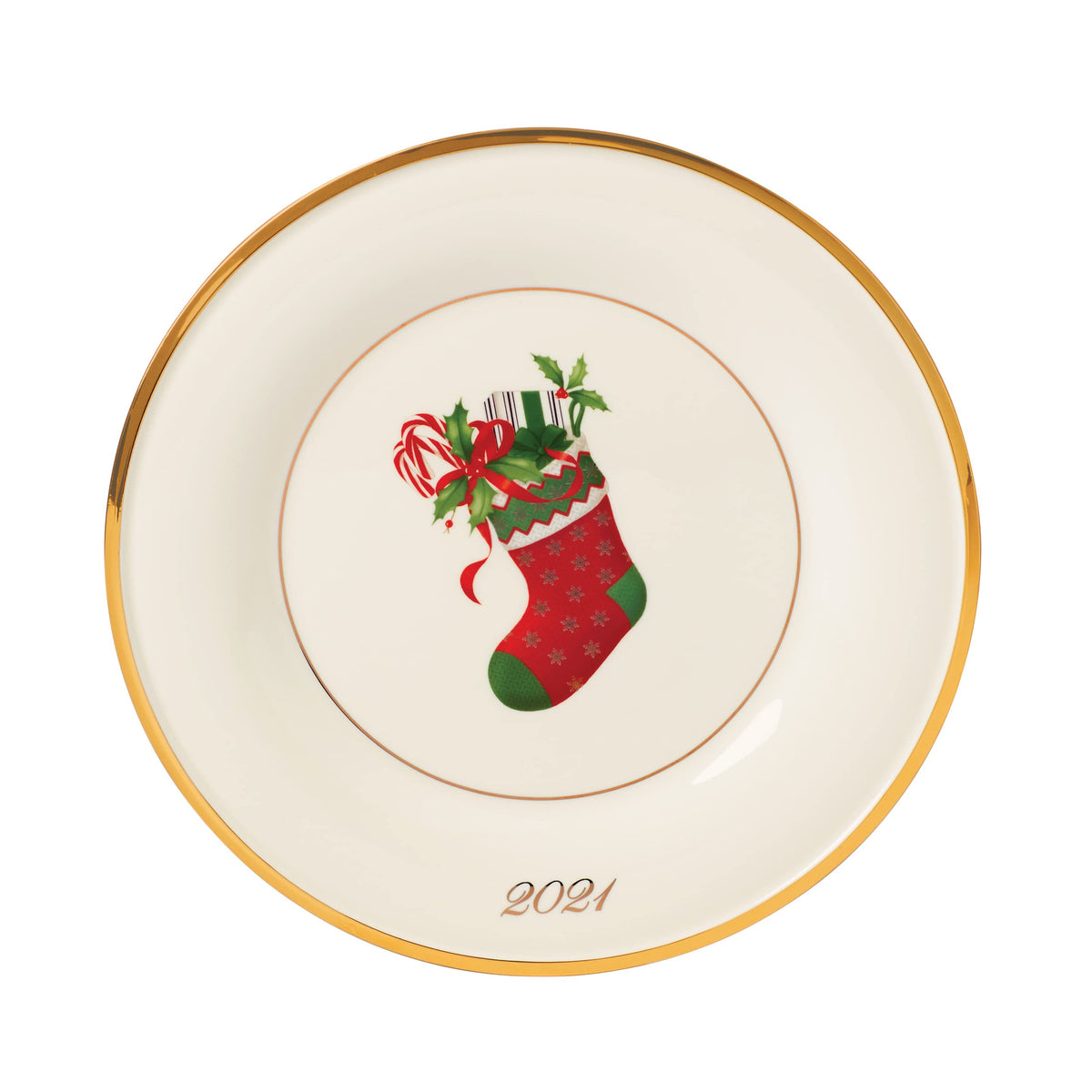 Lenox 883431 Holiday Place Setting Bowl, Red & Green, Christmas Dinnerware