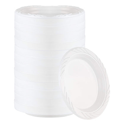 100 Count Disposable 12 ounce White Plastic Soup Bowls
