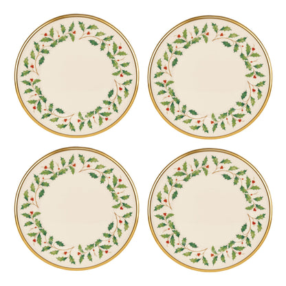 Lenox 883431 Holiday Place Setting Bowl, Red & Green, Christmas Dinnerware