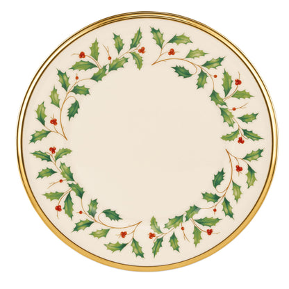 Lenox 883431 Holiday Place Setting Bowl, Red & Green, Christmas Dinnerware