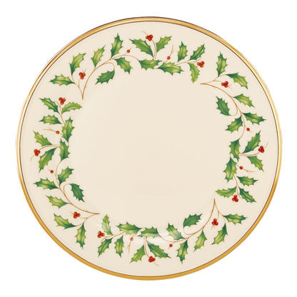 Lenox 883431 Holiday Place Setting Bowl, Red & Green, Christmas Dinnerware