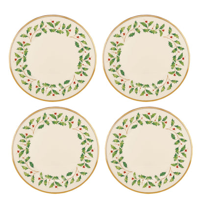 Lenox 883431 Holiday Place Setting Bowl, Red & Green, Christmas Dinnerware