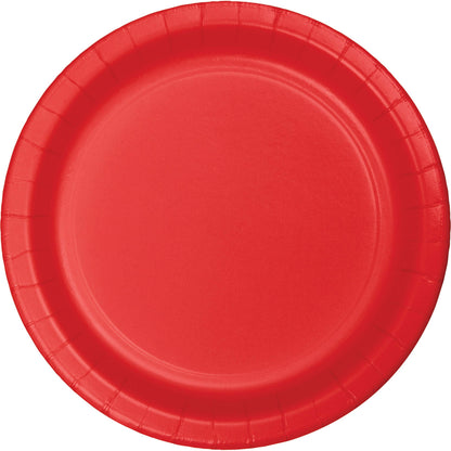 Creative Converting Bermuda Blue Plain Banquet Paper Plates-24pc / 10", (10.25")(24 Pack)