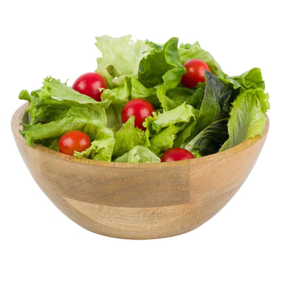 Classic Cuisine Mango Wood Bowl, Decorative Serving Dish, 7.75”x7.75”x3”